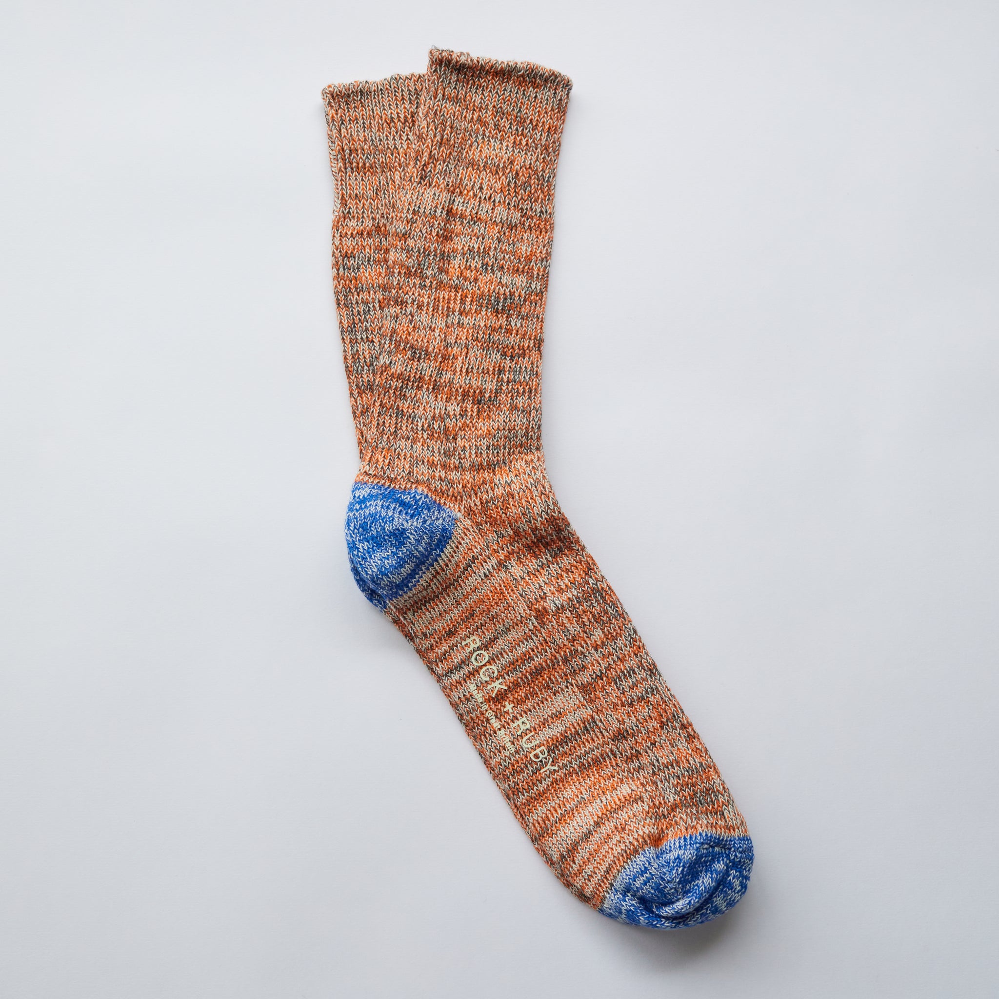 Rock + Ruby Dark Orange George Cotton Socks