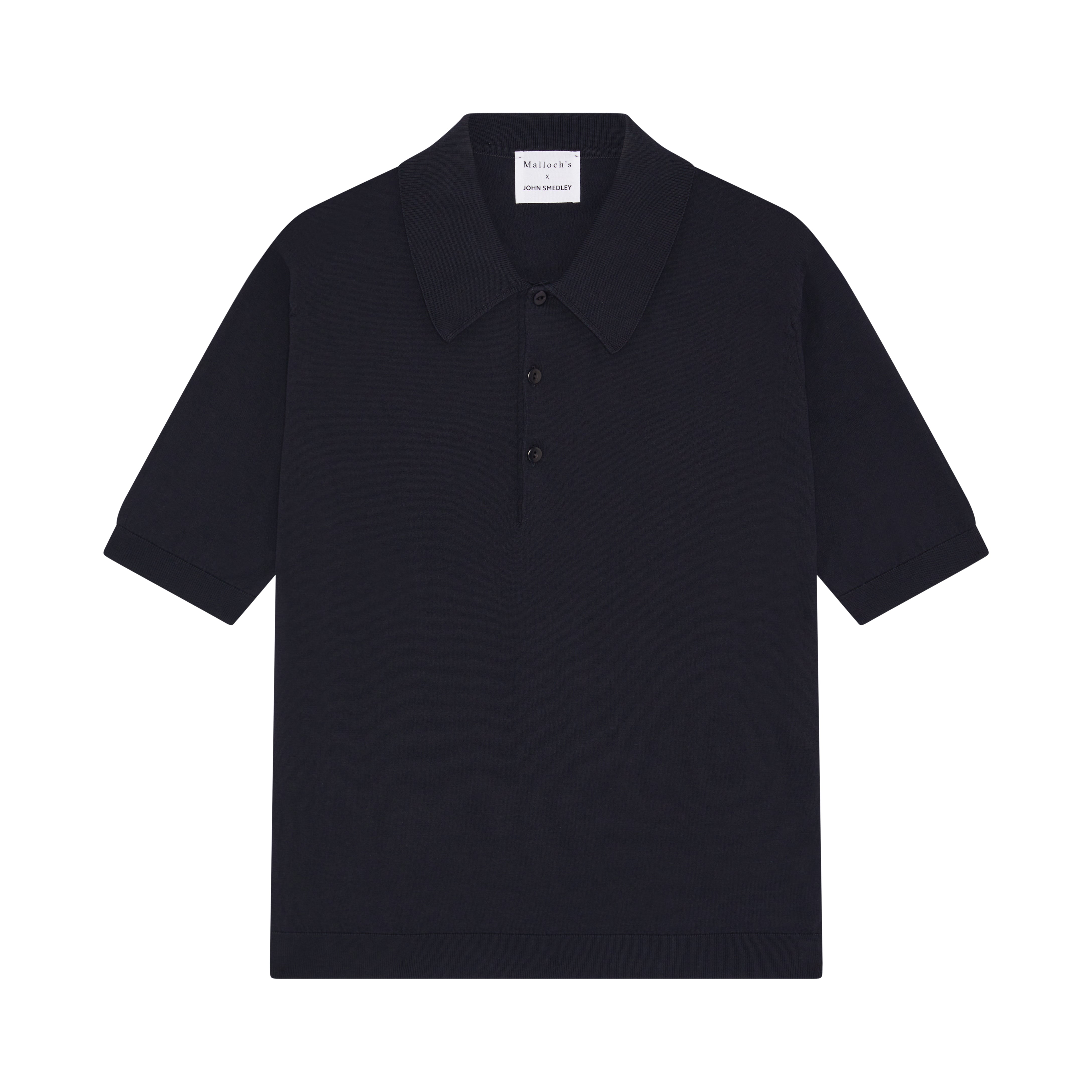 H*n様 【国内未展開】JOHN SMEDLEYポロシャツブラックMycroft JOHN SMEDLEY (ジョンスメドレー) S3798 Polo Shirt SEA ISLAND COTTON