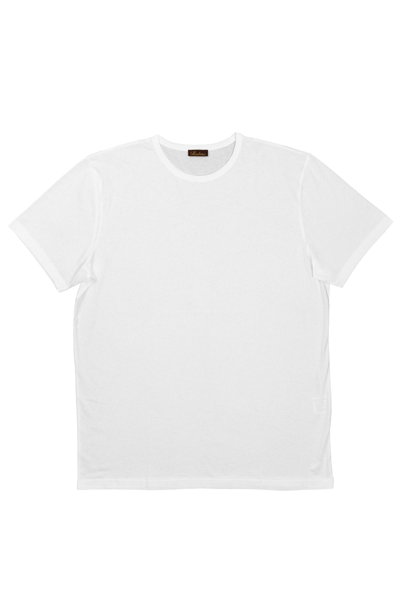 Stenströms Solid Cotton T-Shirt: White